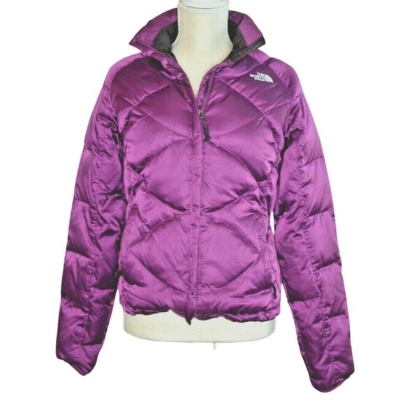 North Face Women's Aconcagua 550 Down Puffer Jacket Coat Size Small Purple - Picture 1 of 5